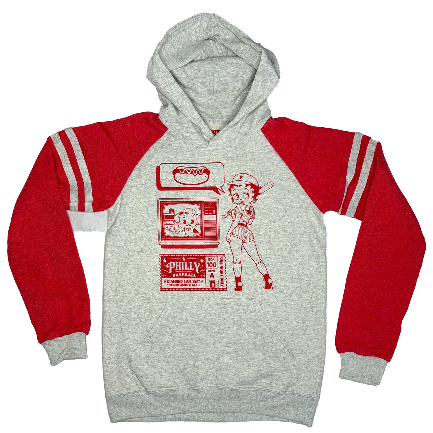 Betty Boop Raglan Hoodie