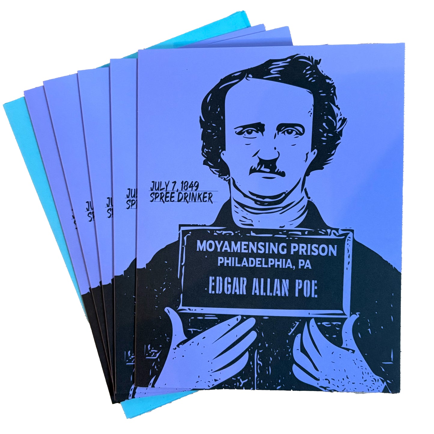 Edgar Allen Poe Greeting Card