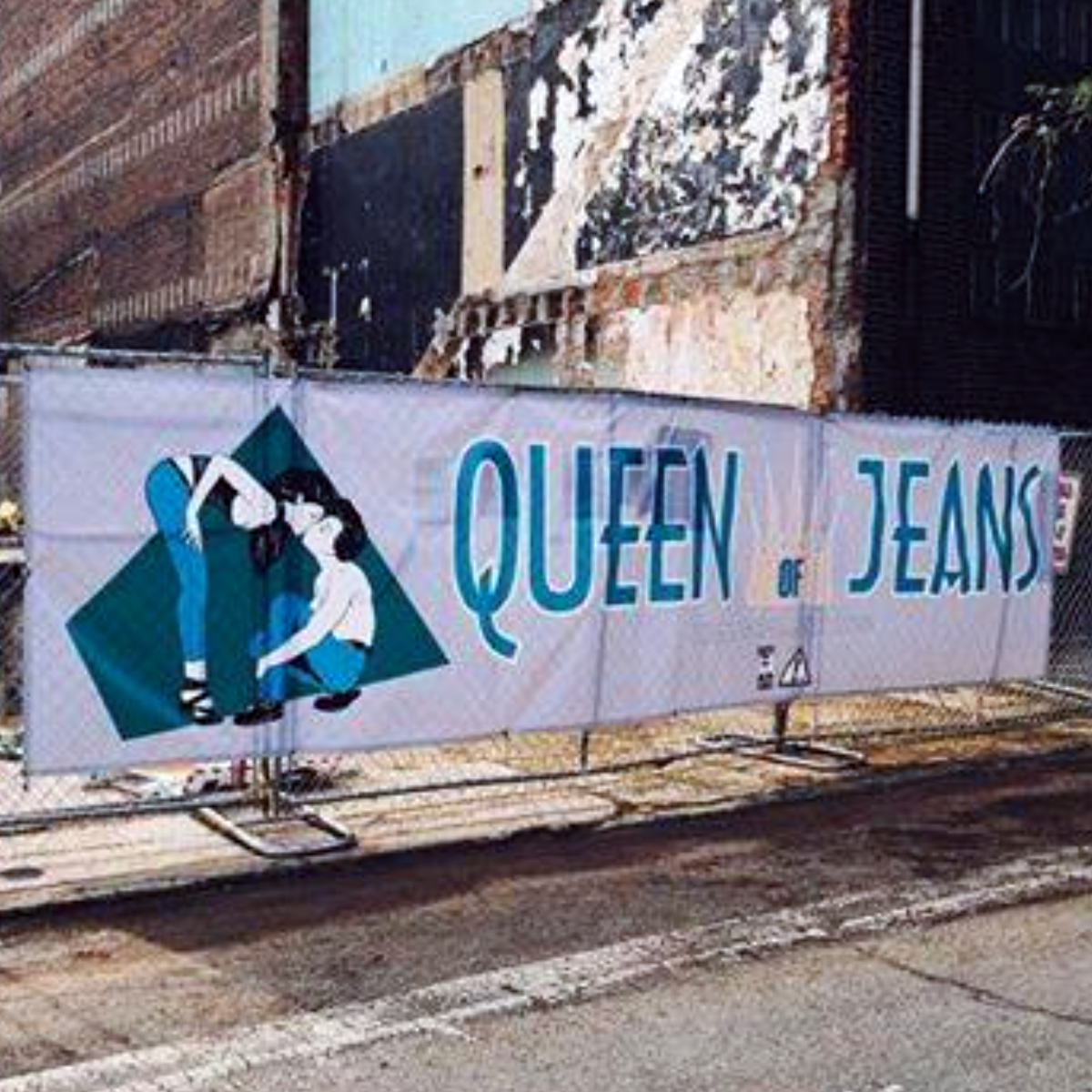 "Queen of Jeans" collaboration with KidHazo at the site of the former King of Jeans store on 13th and Passyunk Avenue (2015)