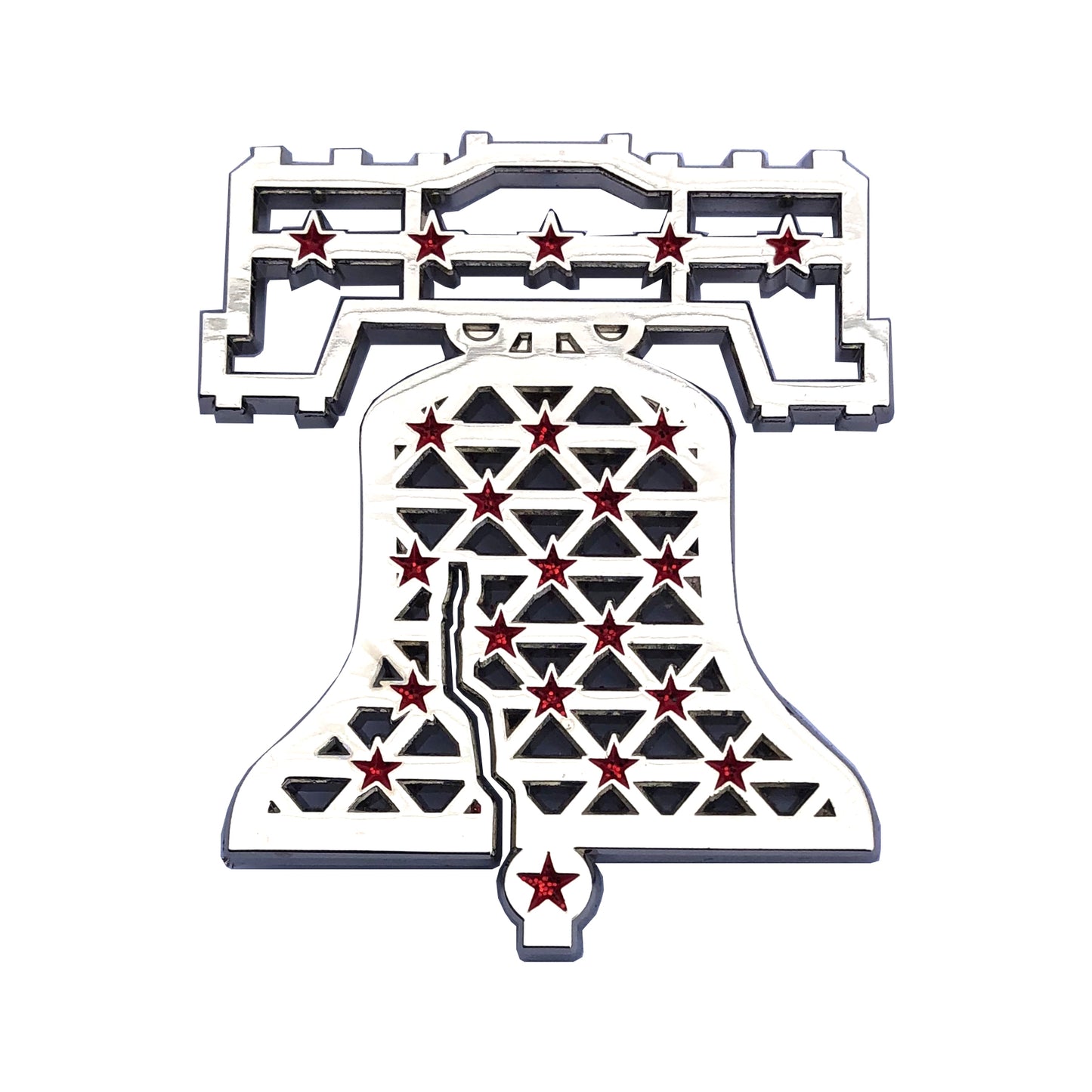 Home Run Liberty Bell Pin