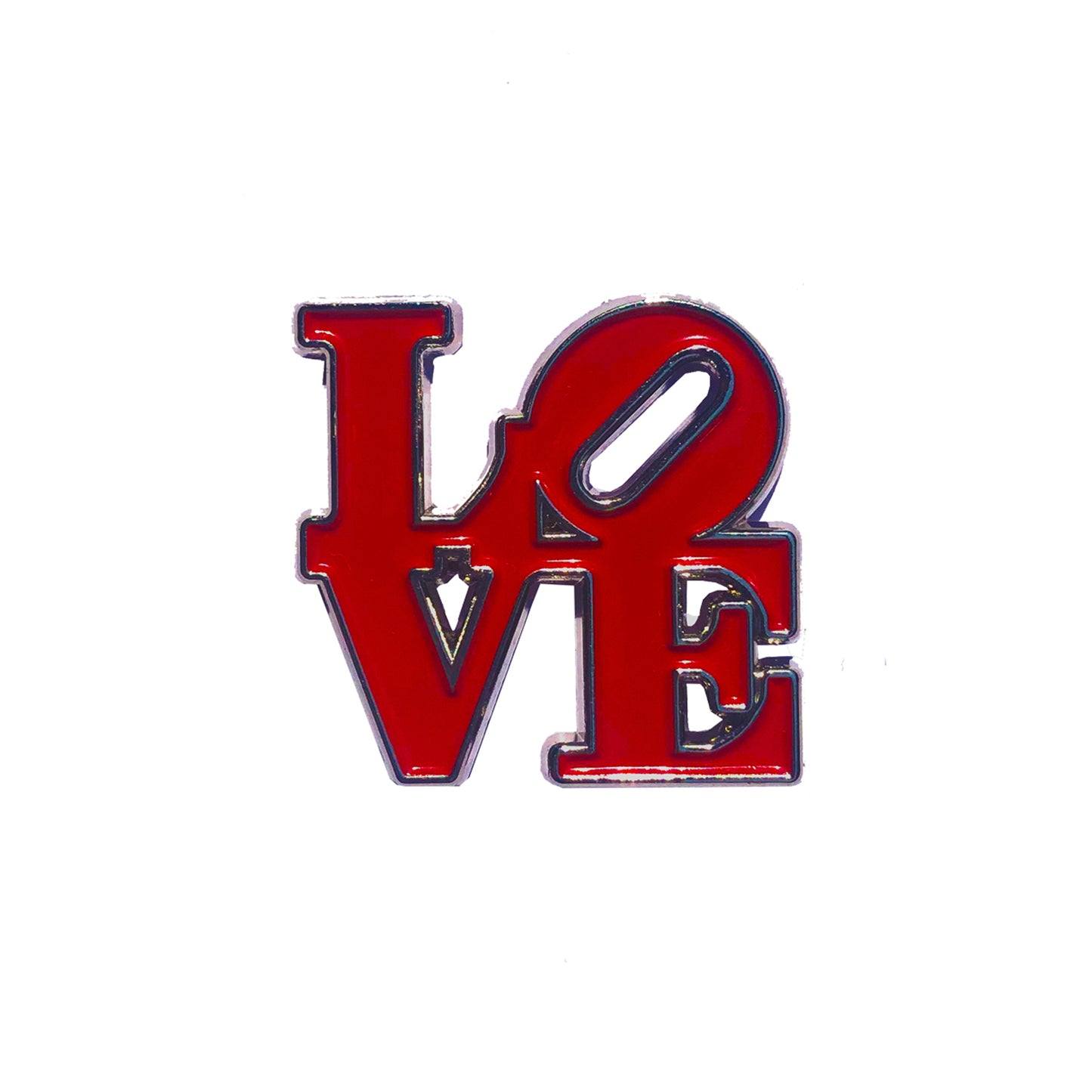 Love is Dead (Red) Pin