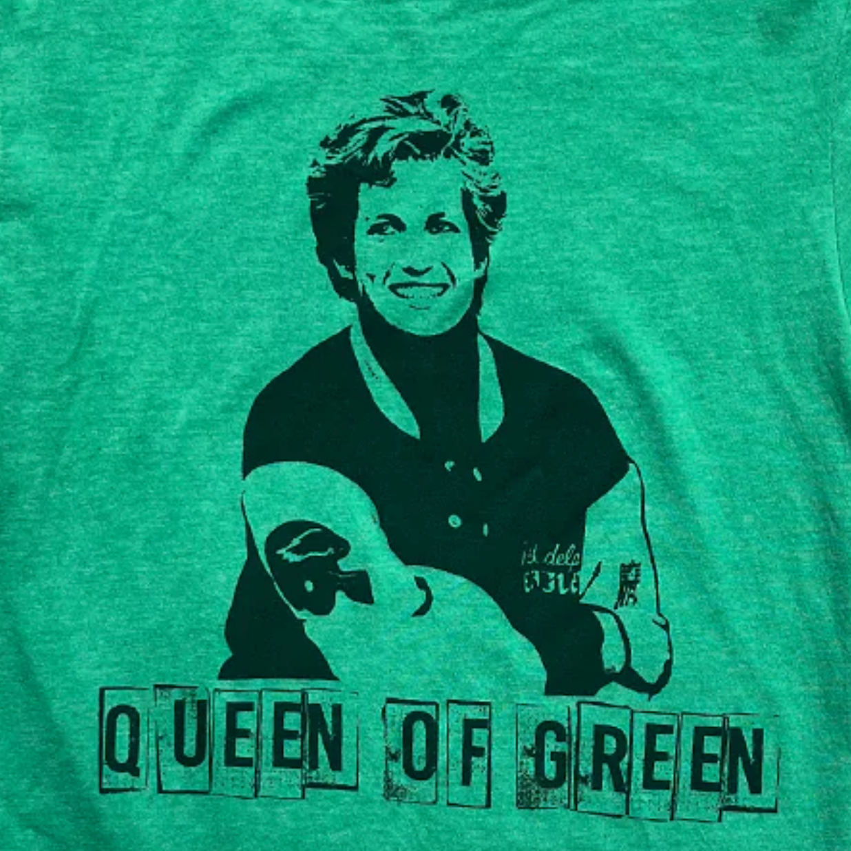 Queen of Green Tee Shirt (Green)