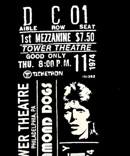 David Bowie Tower Theater Tee