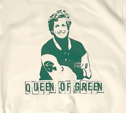 Queen of Green Sweatshirt (White)