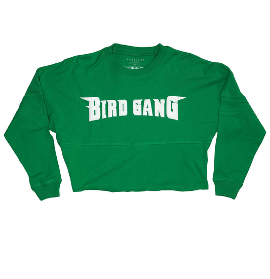 Bird Gang Crop Top Sweatshirt