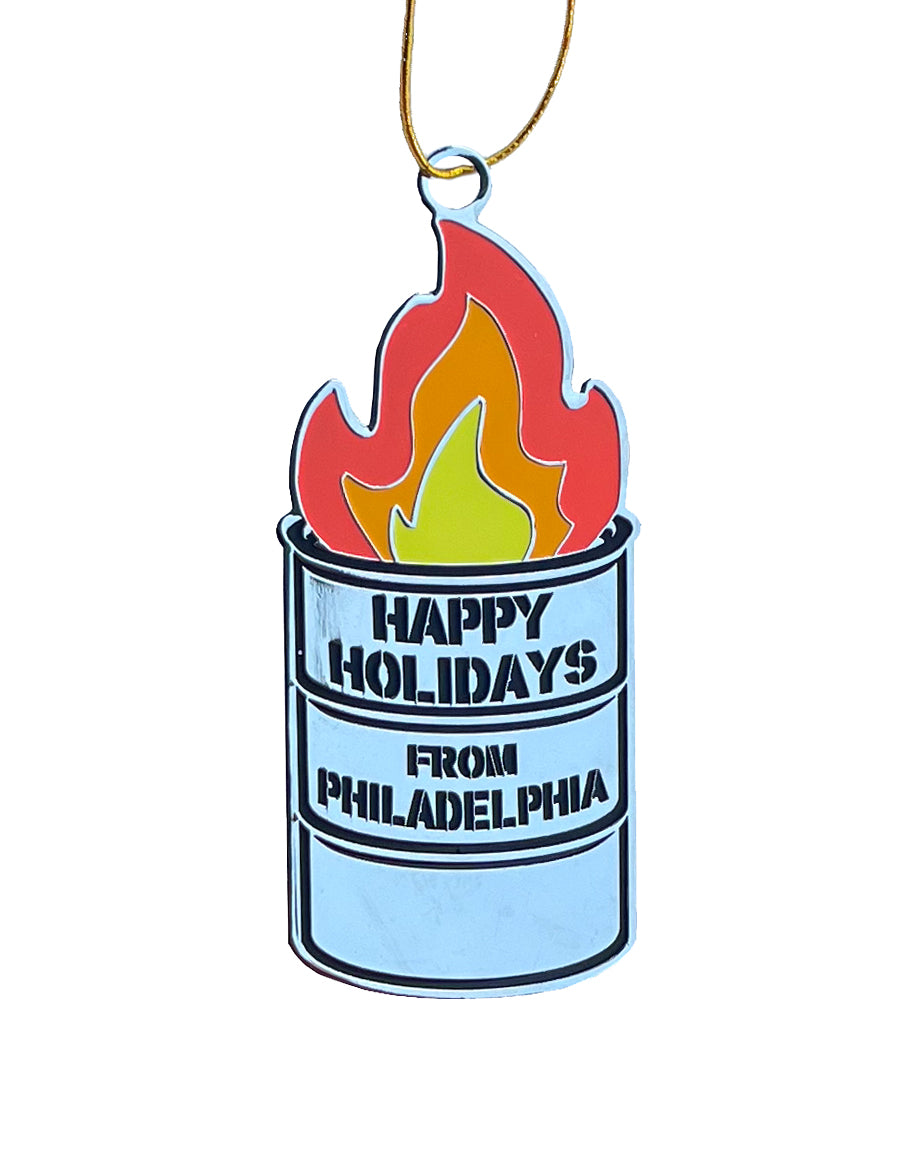 Burn Barrel Ornament