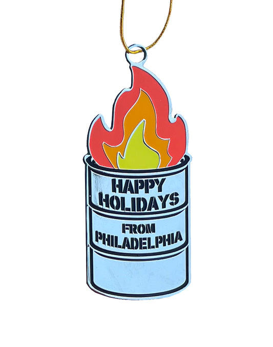 Burn Barrel Ornament