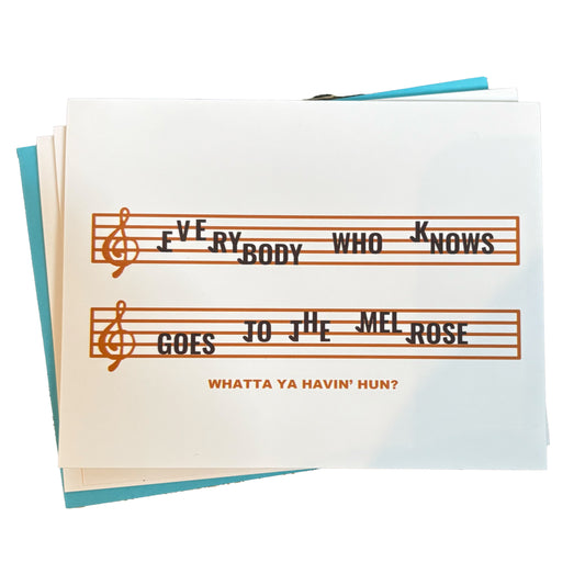 Melrose Diner Greeting Card