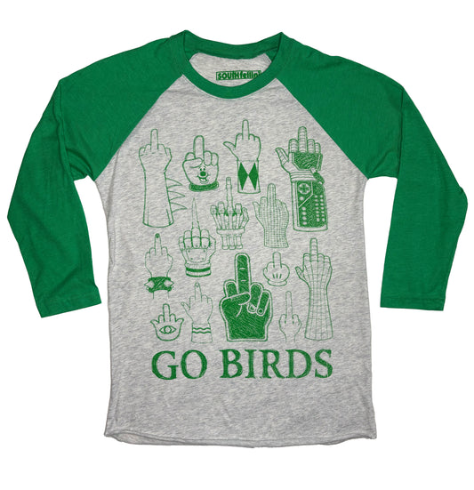 Go Birds (Middle Finger To The Sky) Raglan