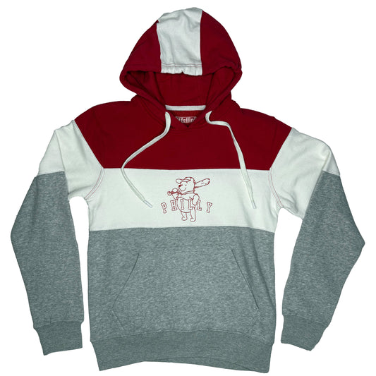 Philly Pooh Hoodie (Red/White/Grey)