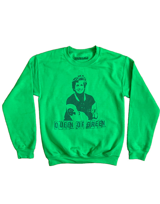 Queen of Green Sweatshirt (Green)