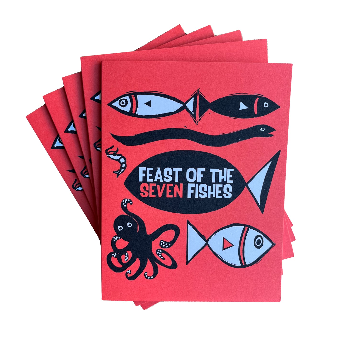 7 Fish Cards (4.25x5.5)