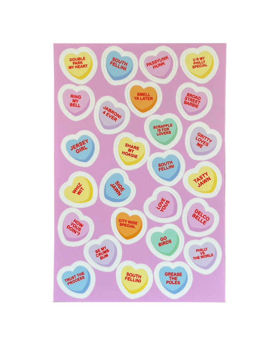 Valentines Candy Sticker