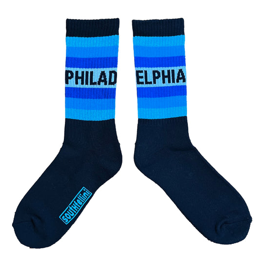 Philadelphia Sunrise Socks (Black)