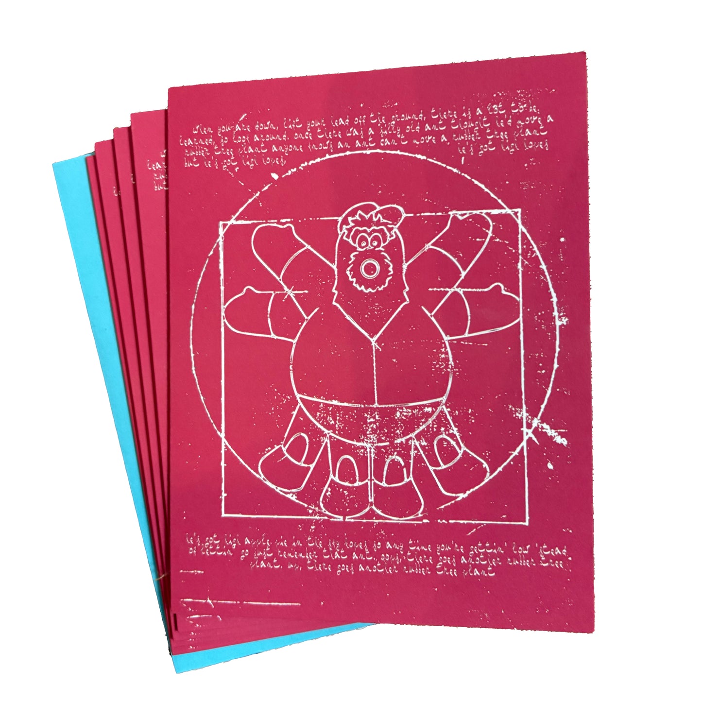 Vitruvian Phan Greeting Card