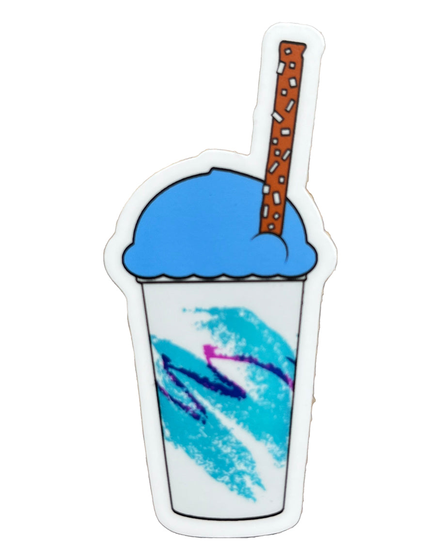Blue Berry Water Ice Sticker