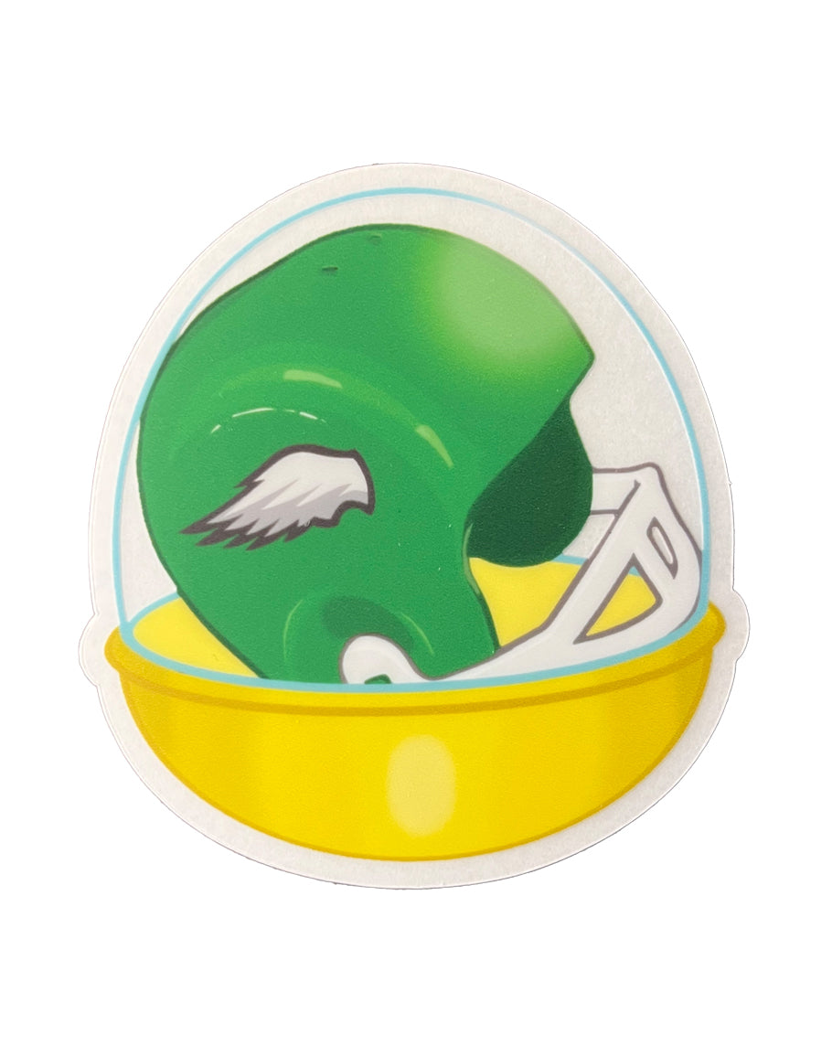 Bubble Helmet Sticker