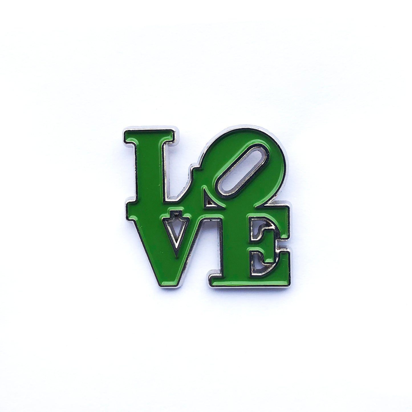 Love is Dead (Green) Pin