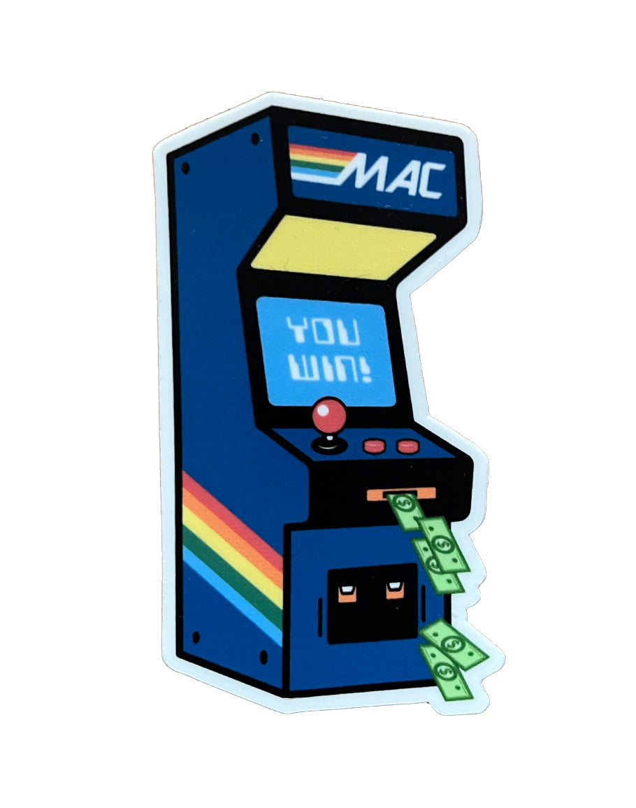 MAC Arcade Machine Sticker