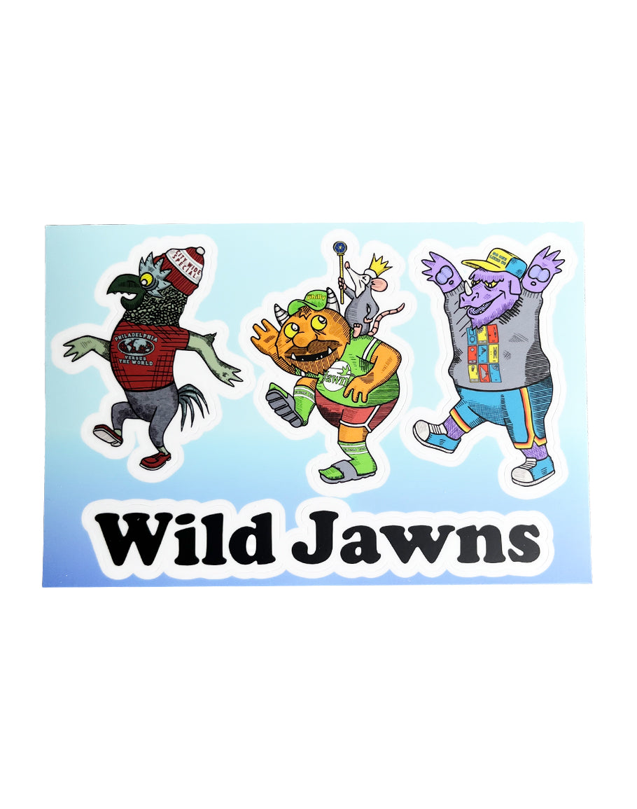 Wild Jawns Sticker Sheet
